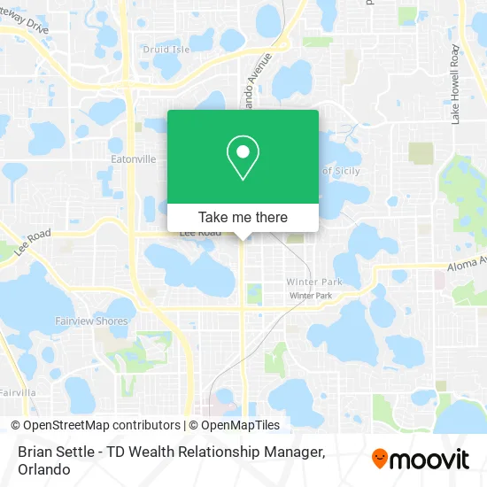 Brian Settle - TD Wealth Relationship Manager map