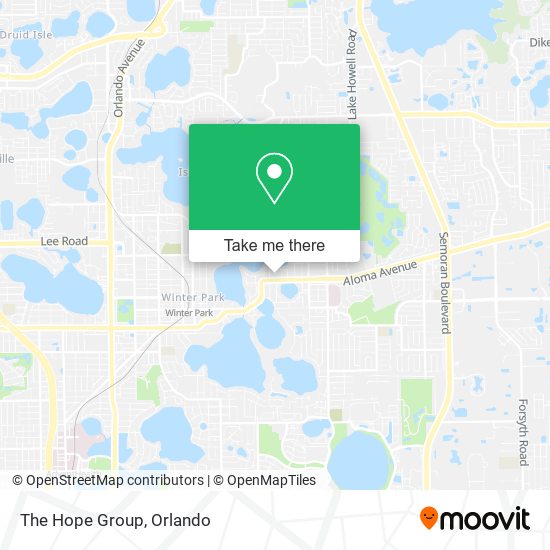 Mapa de The Hope Group