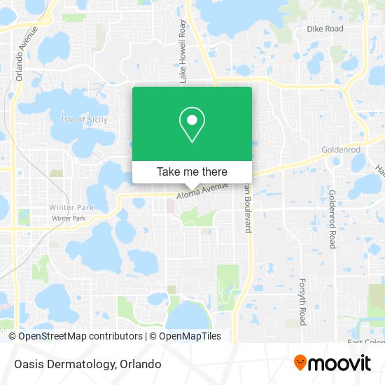 Mapa de Oasis Dermatology