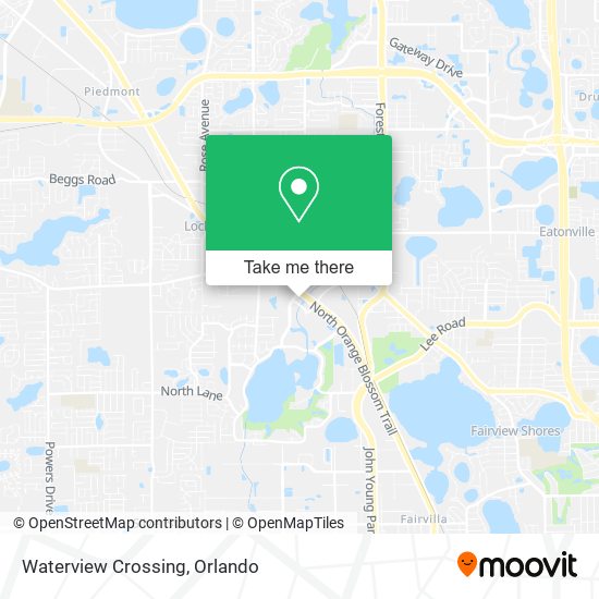 Mapa de Waterview Crossing