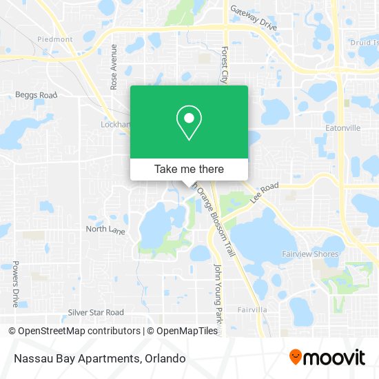 Nassau Bay Apartments map