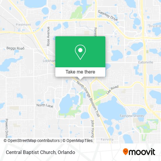 Central Baptist Church map