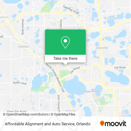 Affordable Alignment and Auto Service map