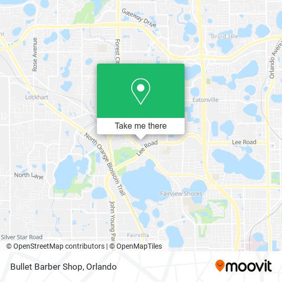 Bullet Barber Shop map