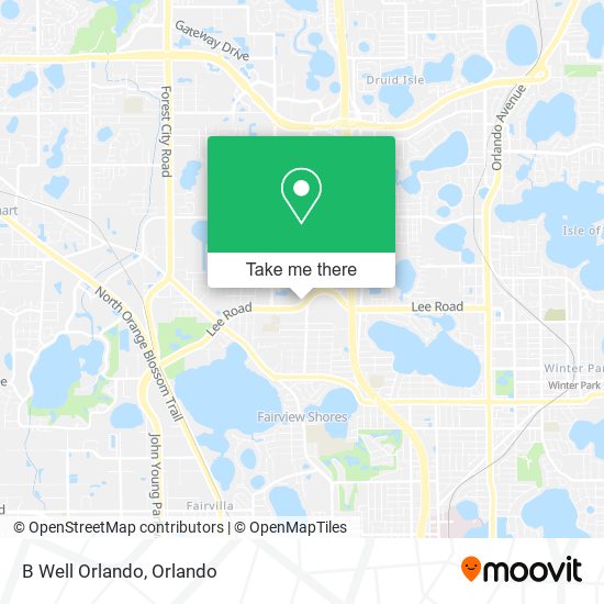 B Well Orlando map