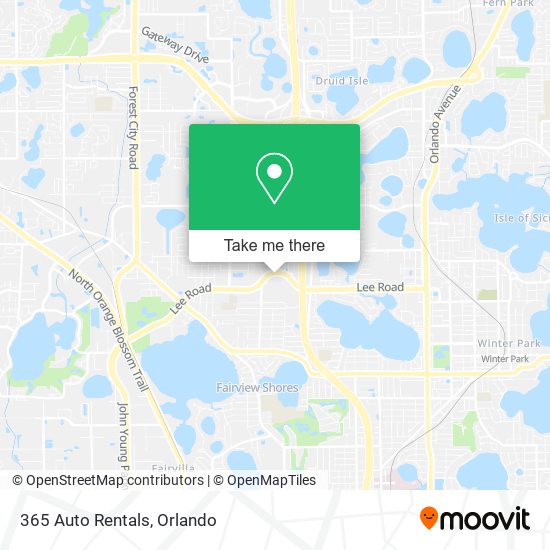 365 Auto Rentals map