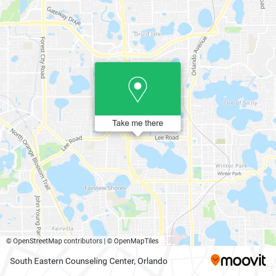 South Eastern Counseling Center map