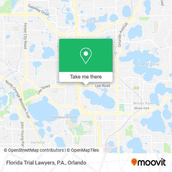 Mapa de Florida Trial Lawyers, P.A.