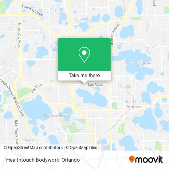 Healthtouch Bodywork map