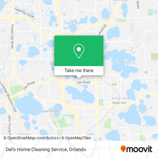 Mapa de Del's Home Cleaning Service