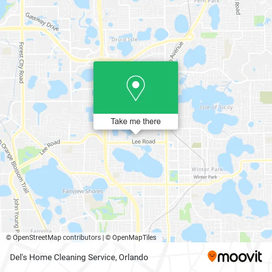Mapa de Del's Home Cleaning Service