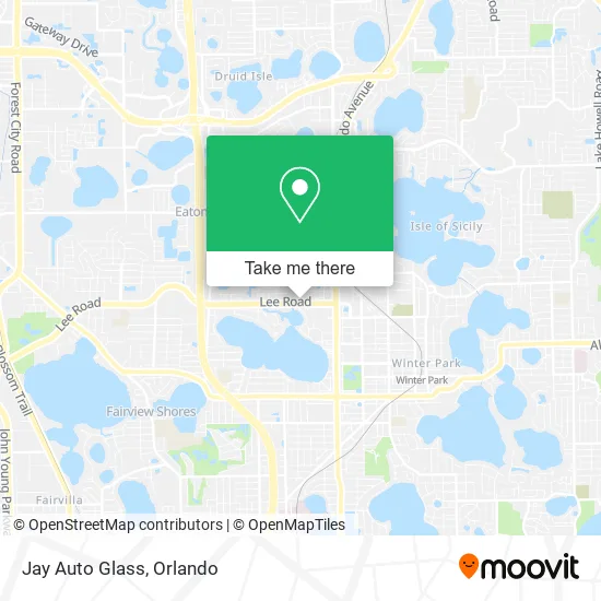 Jay Auto Glass map