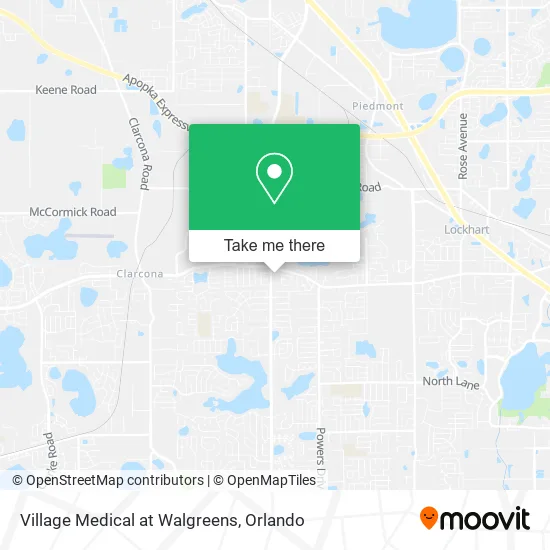 Mapa de Village Medical at Walgreens