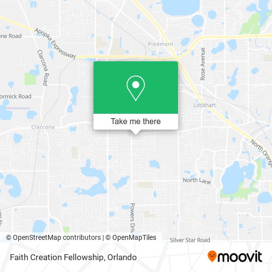 Faith Creation Fellowship map