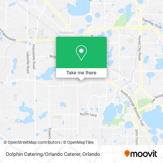 Mapa de Dolphin Catering / Orlando Caterer