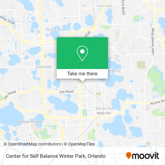 Mapa de Center for Self Balance Winter Park