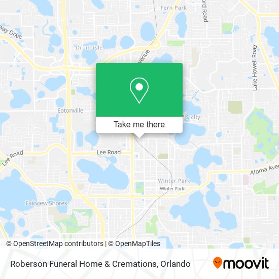 Mapa de Roberson Funeral Home & Cremations