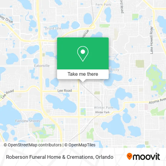 Mapa de Roberson Funeral Home & Cremations