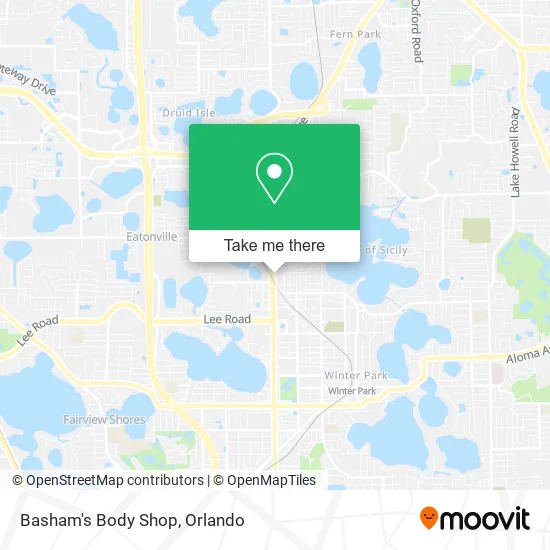 Mapa de Basham's Body Shop