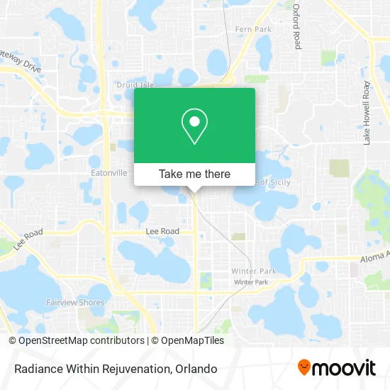 Mapa de Radiance Within Rejuvenation