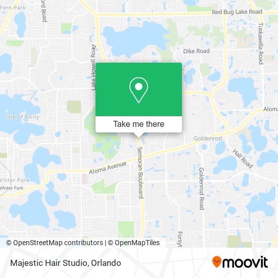 Majestic Hair Studio map