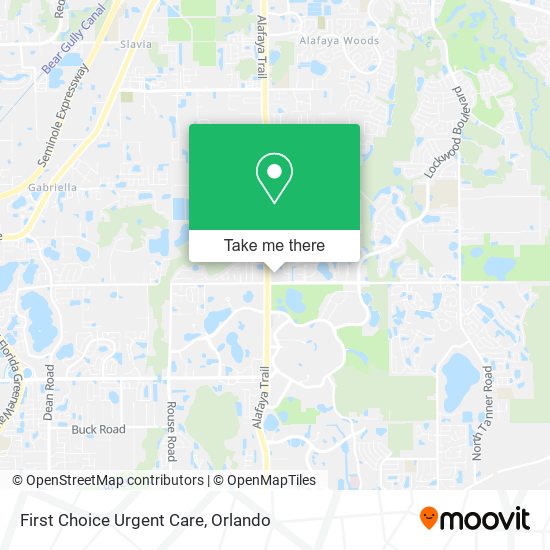 First Choice Urgent Care map