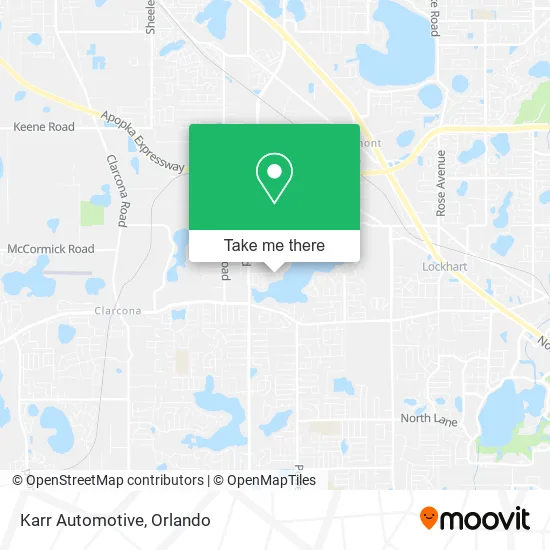 Mapa de Karr Automotive