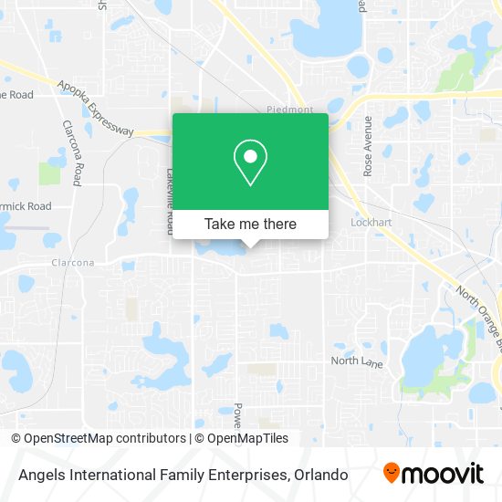 Mapa de Angels International Family Enterprises