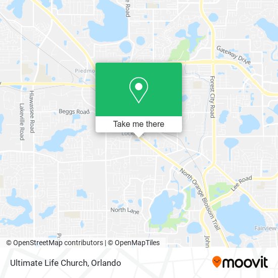 Mapa de Ultimate Life Church