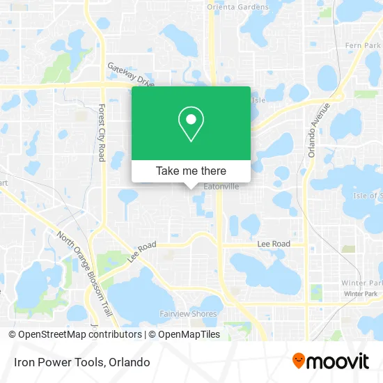 Iron Power Tools map