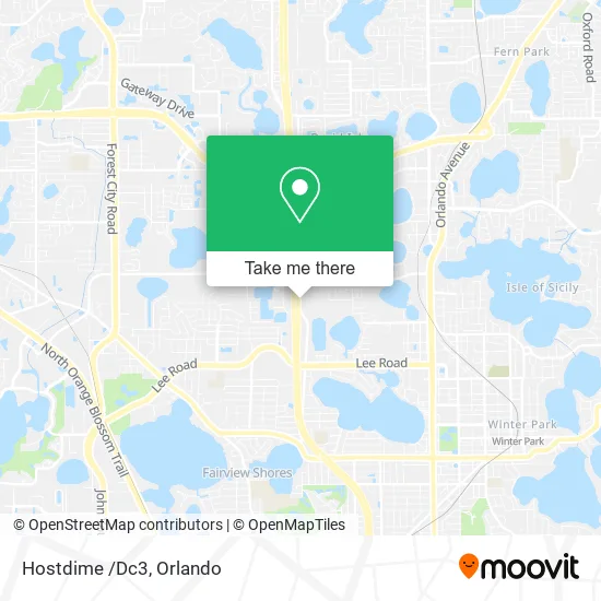 Hostdime /Dc3 map