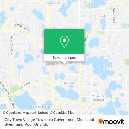 City Town Village Township Government Municipal Swimming Pool map