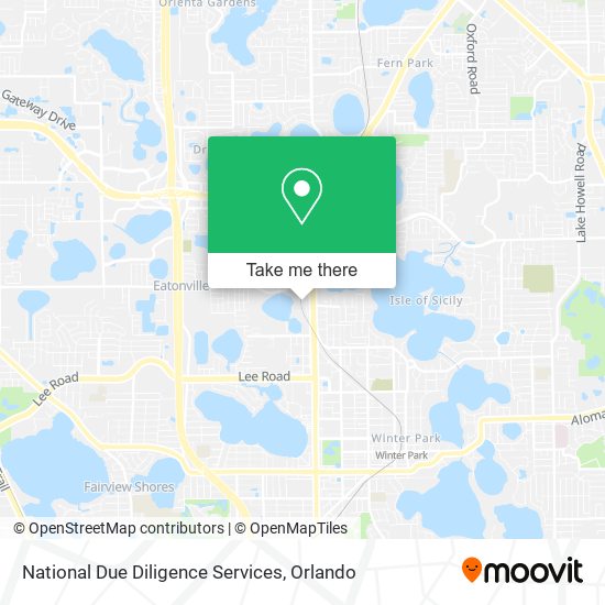 National Due Diligence Services map