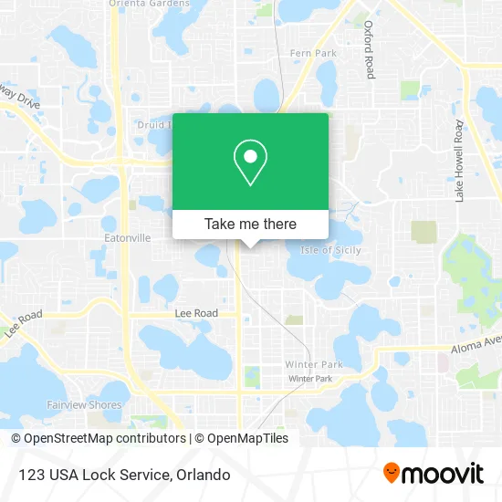 Mapa de 123 USA Lock Service