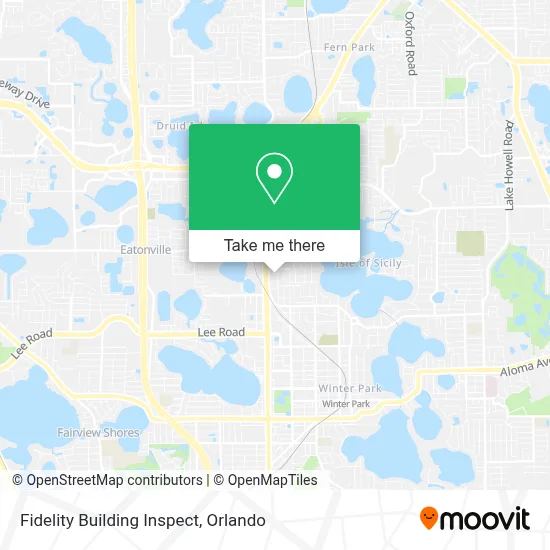 Fidelity Building Inspect map