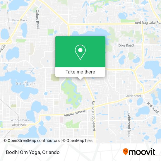 Mapa de Bodhi Om Yoga