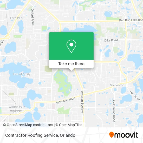 Mapa de Contractor Roofing Service
