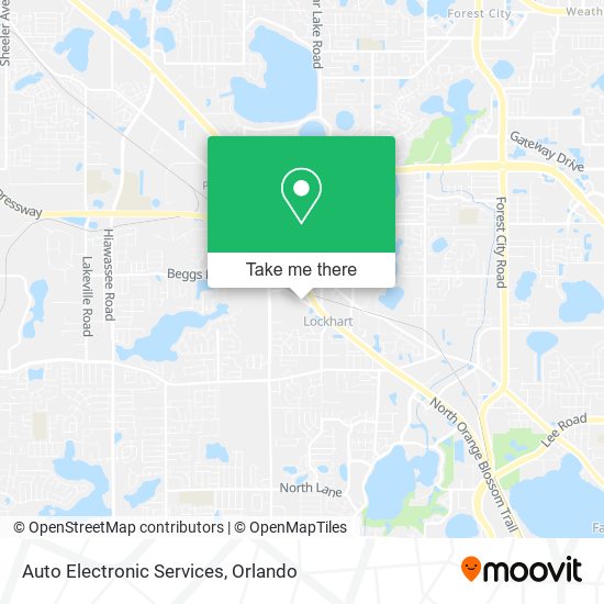 Auto Electronic Services map
