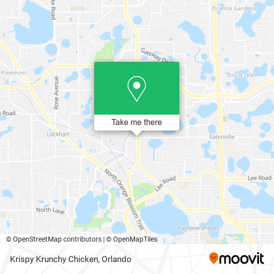 Krispy Krunchy Chicken map
