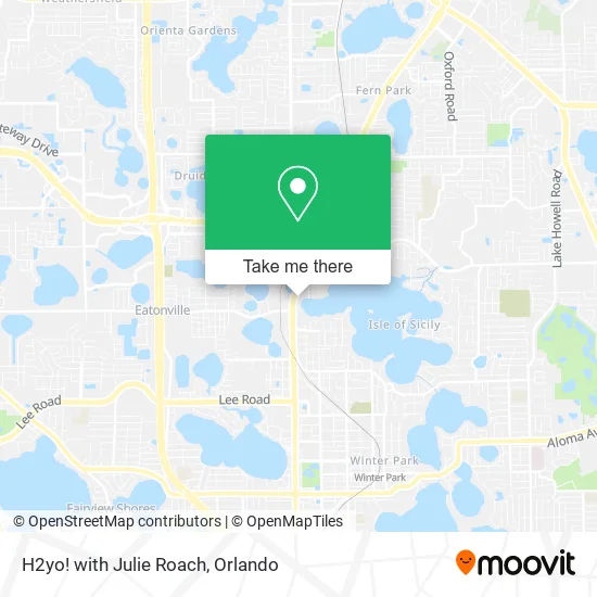 H2yo! with Julie Roach map