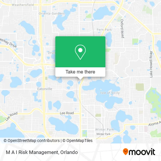 M A I Risk Management map