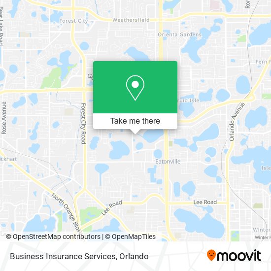 Business Insurance Services map