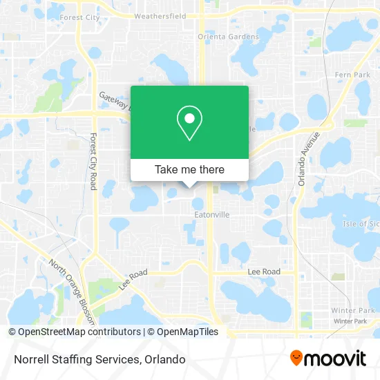 Norrell Staffing Services map
