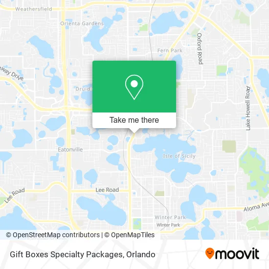 Gift Boxes Specialty Packages map