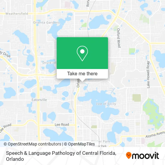 Mapa de Speech & Language Pathology of Central Florida