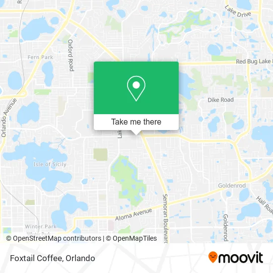 Mapa de Foxtail Coffee
