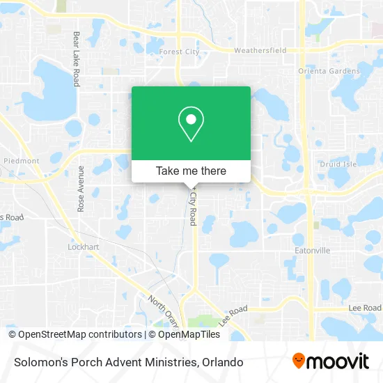 Solomon's Porch Advent Ministries map
