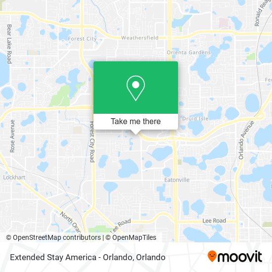 Mapa de Extended Stay America - Orlando