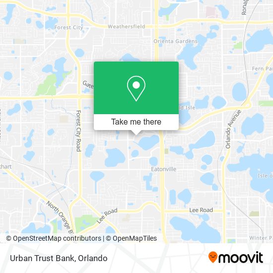 Urban Trust Bank map