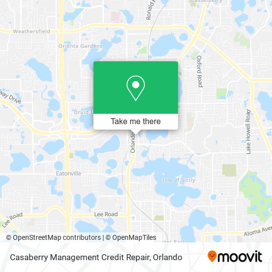 Mapa de Casaberry Management Credit Repair